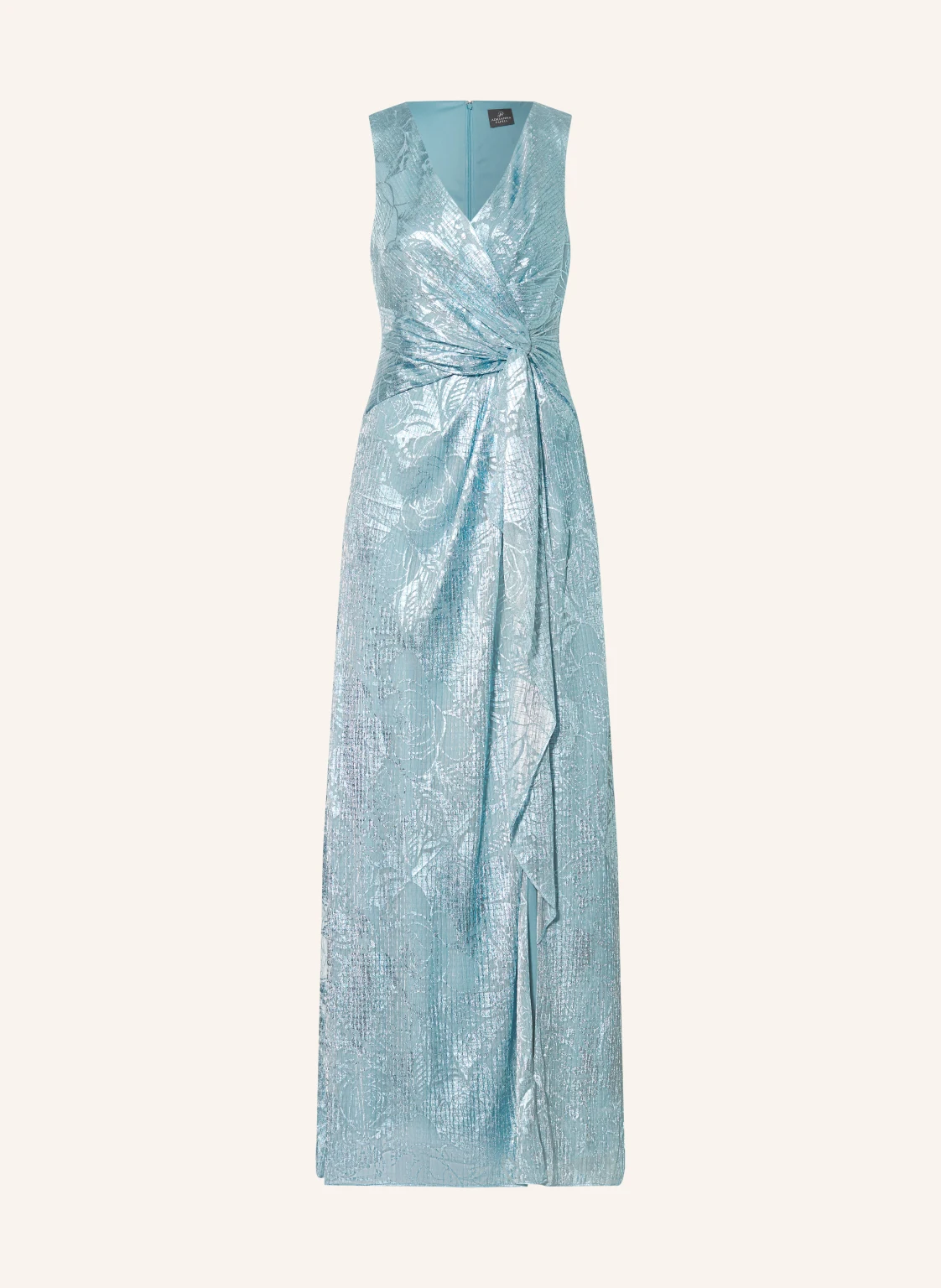 ADRIANNA PAPELL Abendkleid aus Mesh mit Glitzergarn