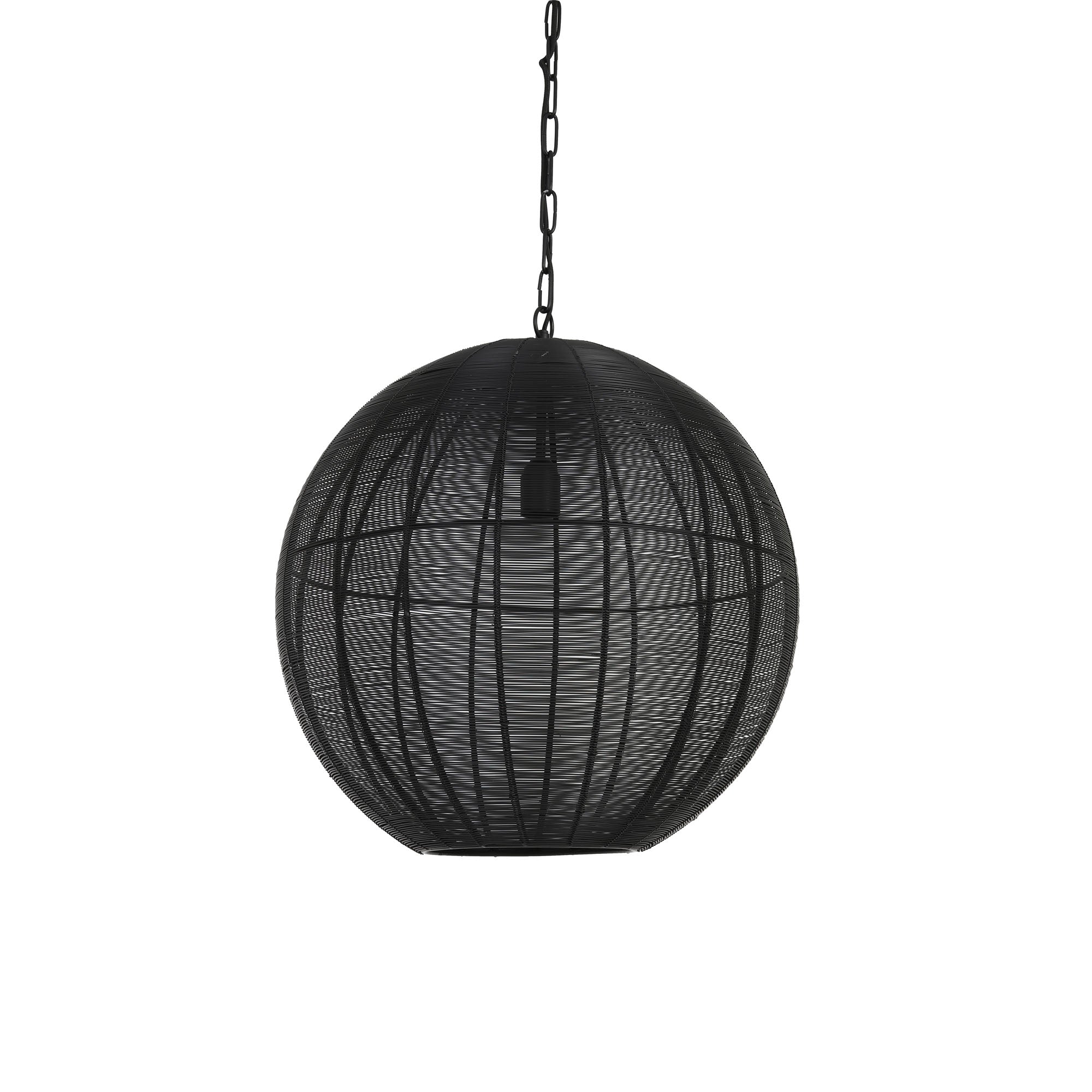 Light & Living hanglamp Amarah - zwart - Ø50cm