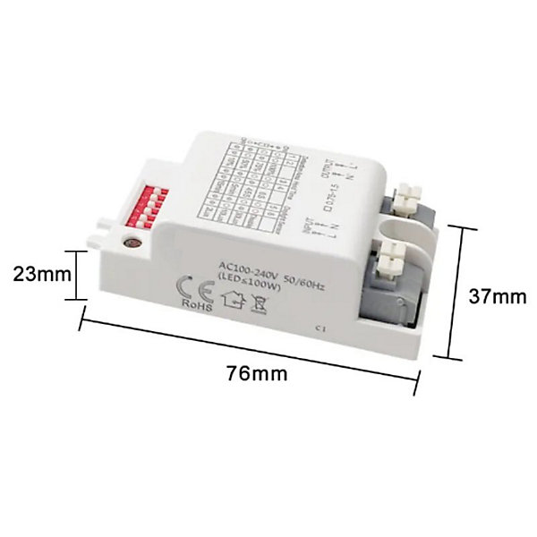Détecteur de Mouvement 10m x 6m 150 degrés 220V - SILAMP