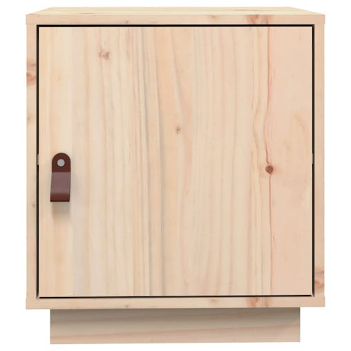 NNEVL Bedside Cabinets 2 pcs 40x34x45 cm Solid Wood Pine