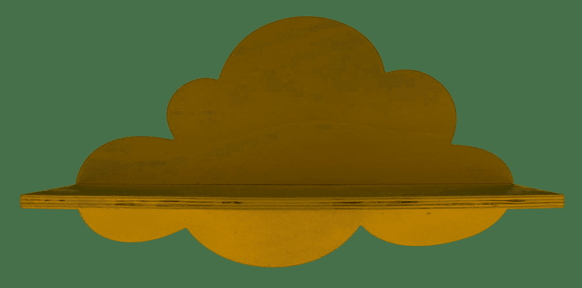 NUAGE - Étagère en bois enfant nuage L39cm