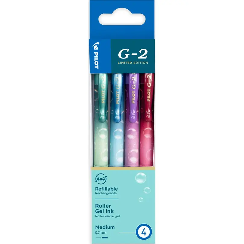 Kugelschreiber 4er-Set G-2 Bubbles