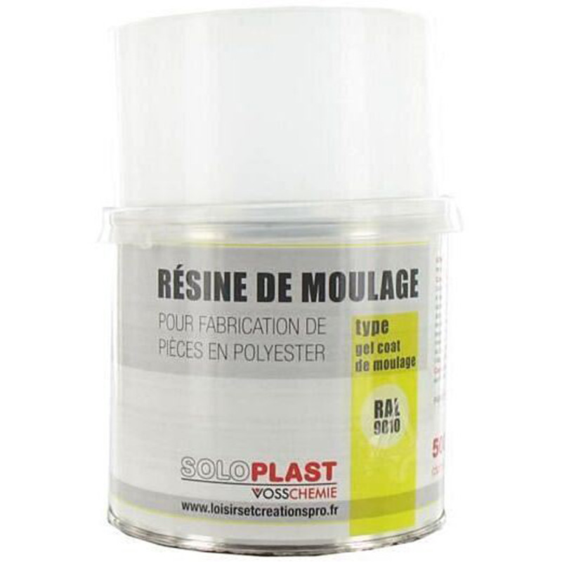 Résine de moulage polyester 0,5 kg SOLOPLAST
