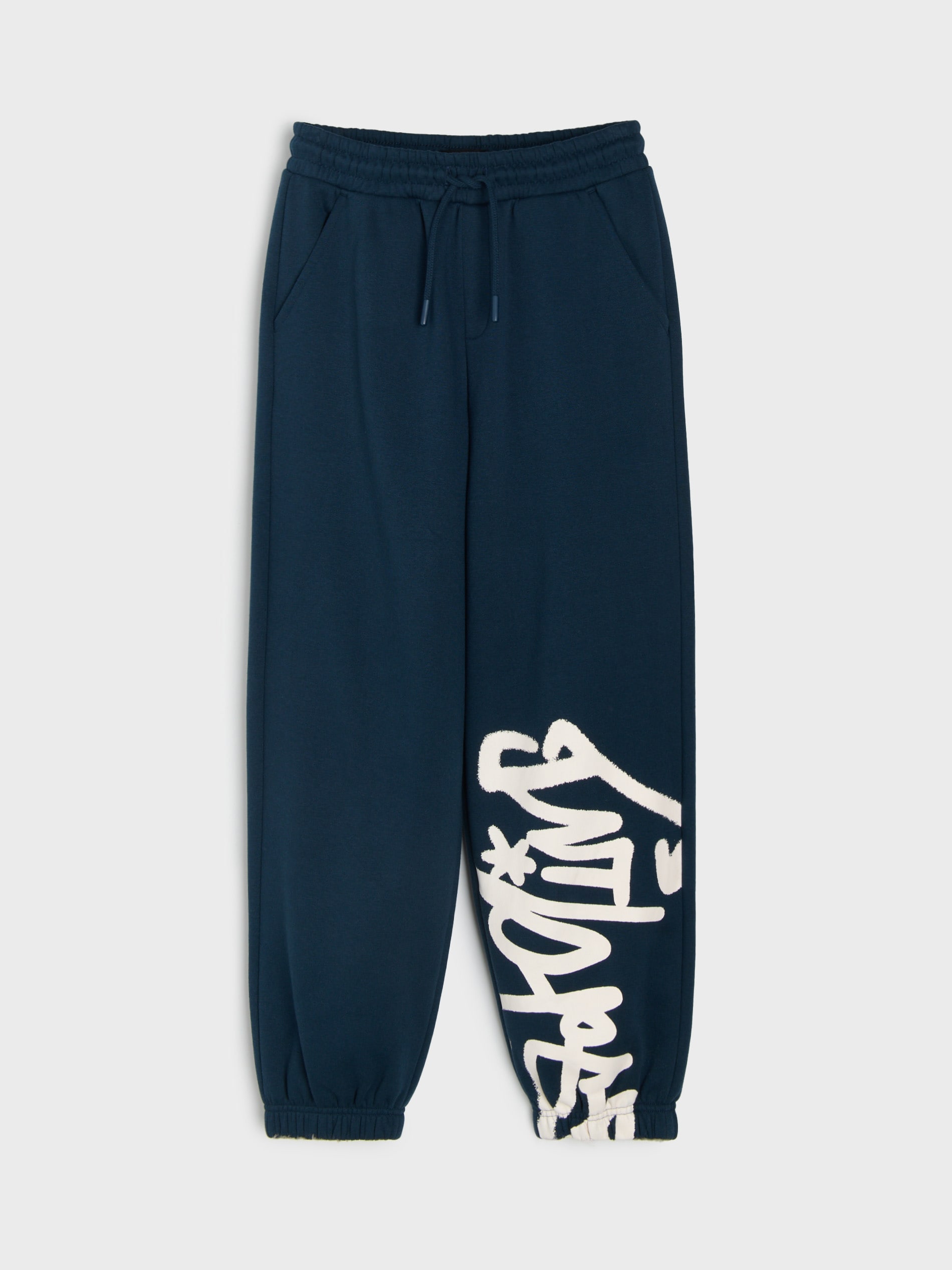 Spodnie dresowe jogger oversize