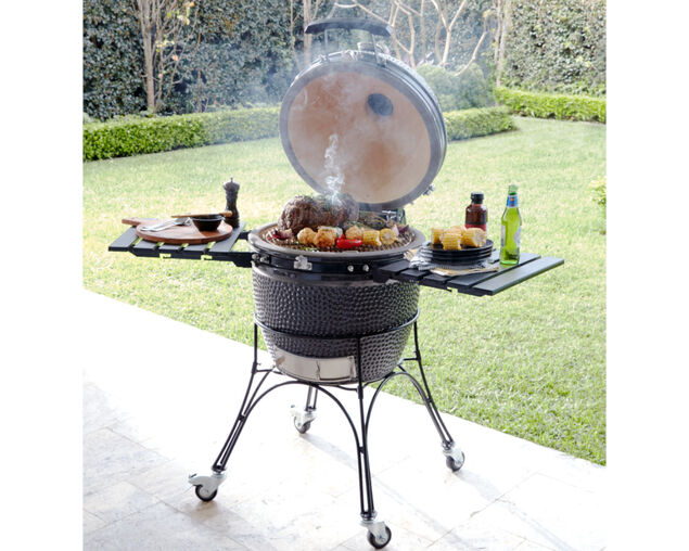 Firehawk Stringybark Kamado Ceramic Charcoal BBQ 56cm (22") - Grey