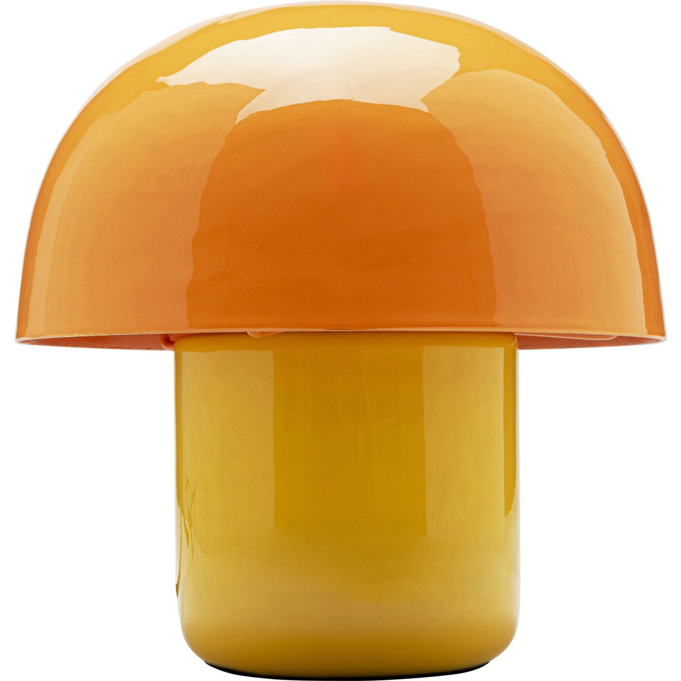 Kare Design Tafellamp Mushroom - 20cm - oranje en geel