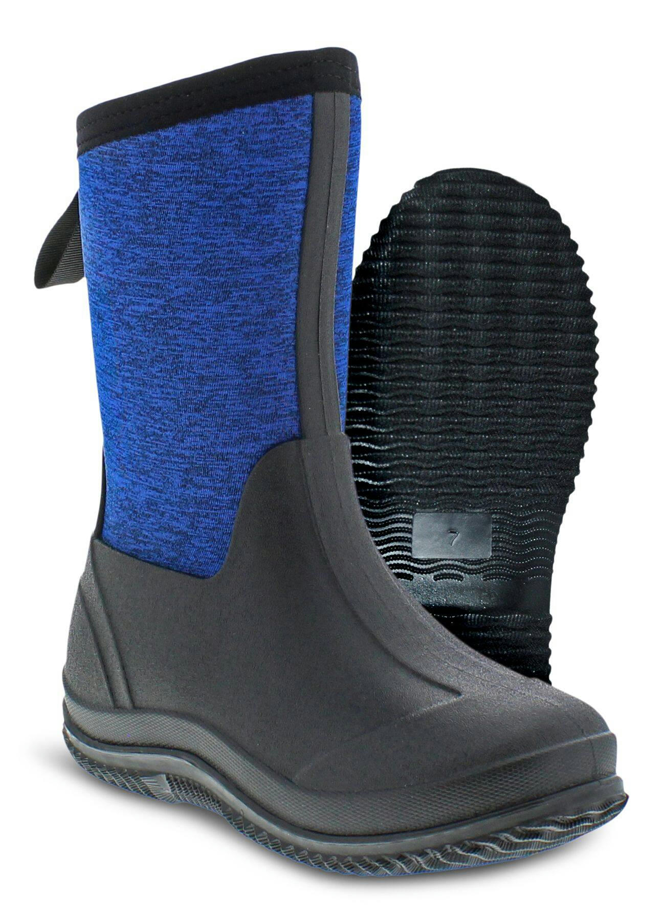 Outbound Youth Waterproof Neoprene Rain Boots with Cushioned Insole