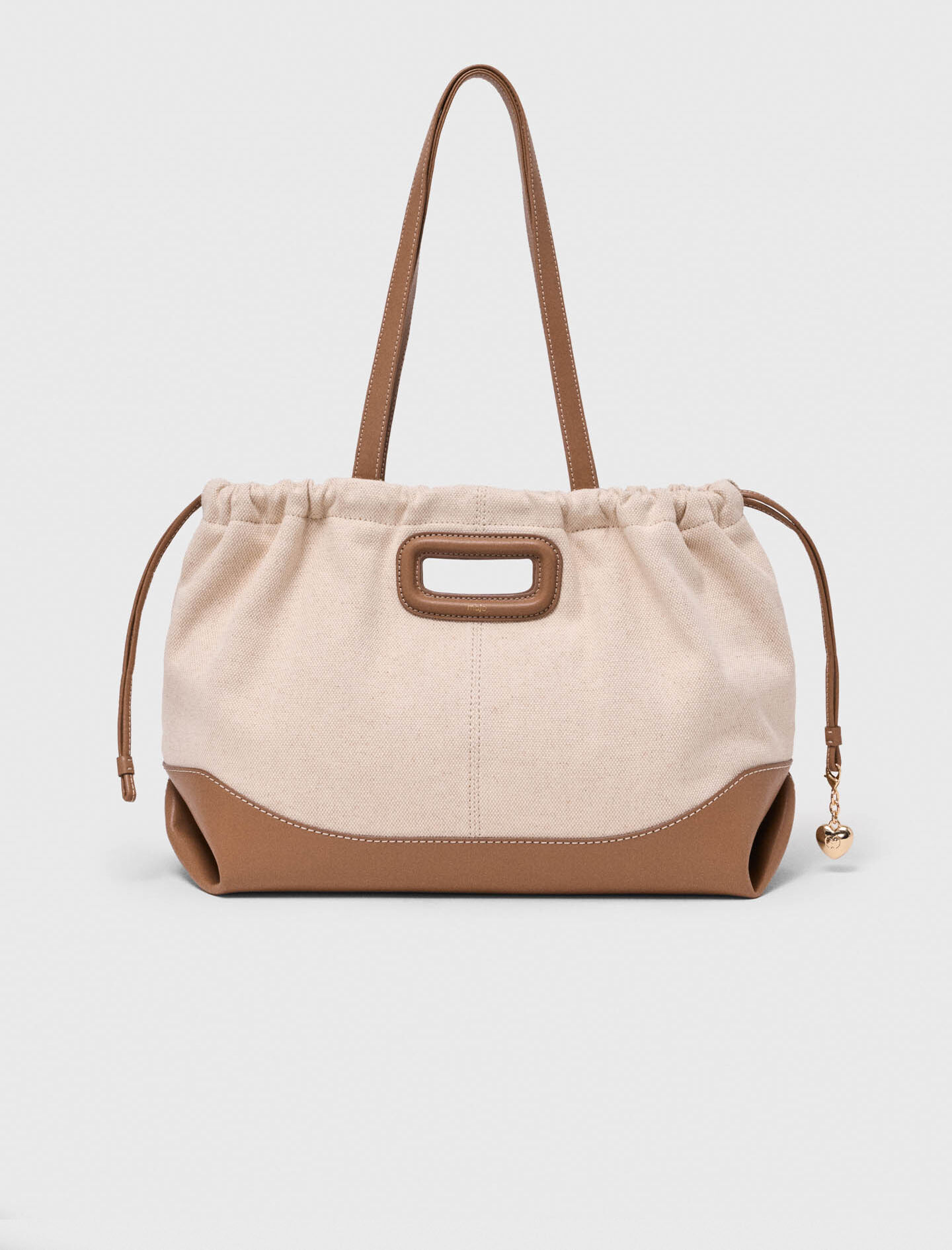 Milpli cabas en mix toile et cuir