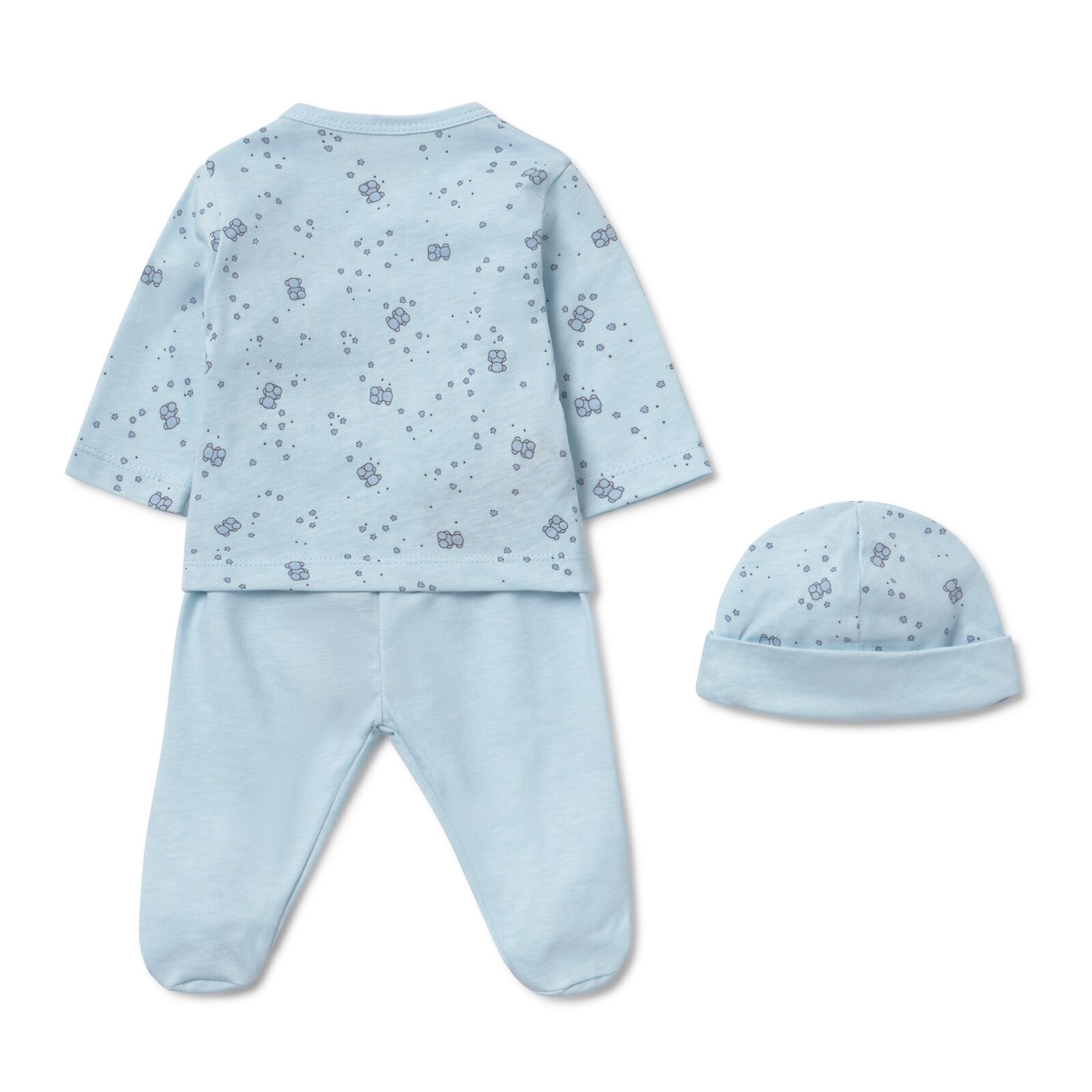 Set de bebé para primera puesta Tender celeste