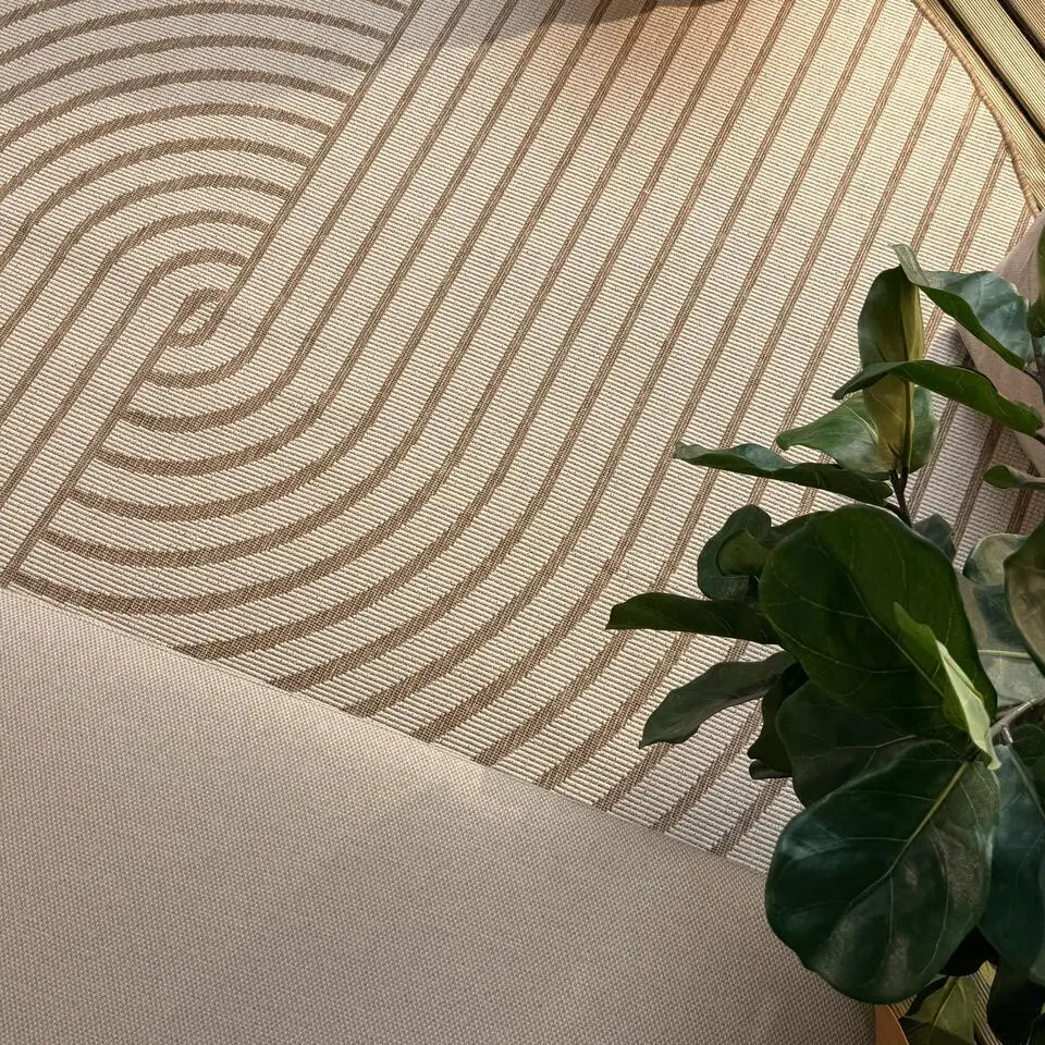 Interieur05 rond buitenkleed jute Bold - 200 x 200 cm