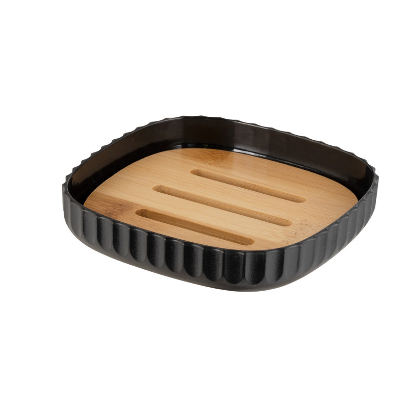 Porte-savon Rotello noir WENKO
