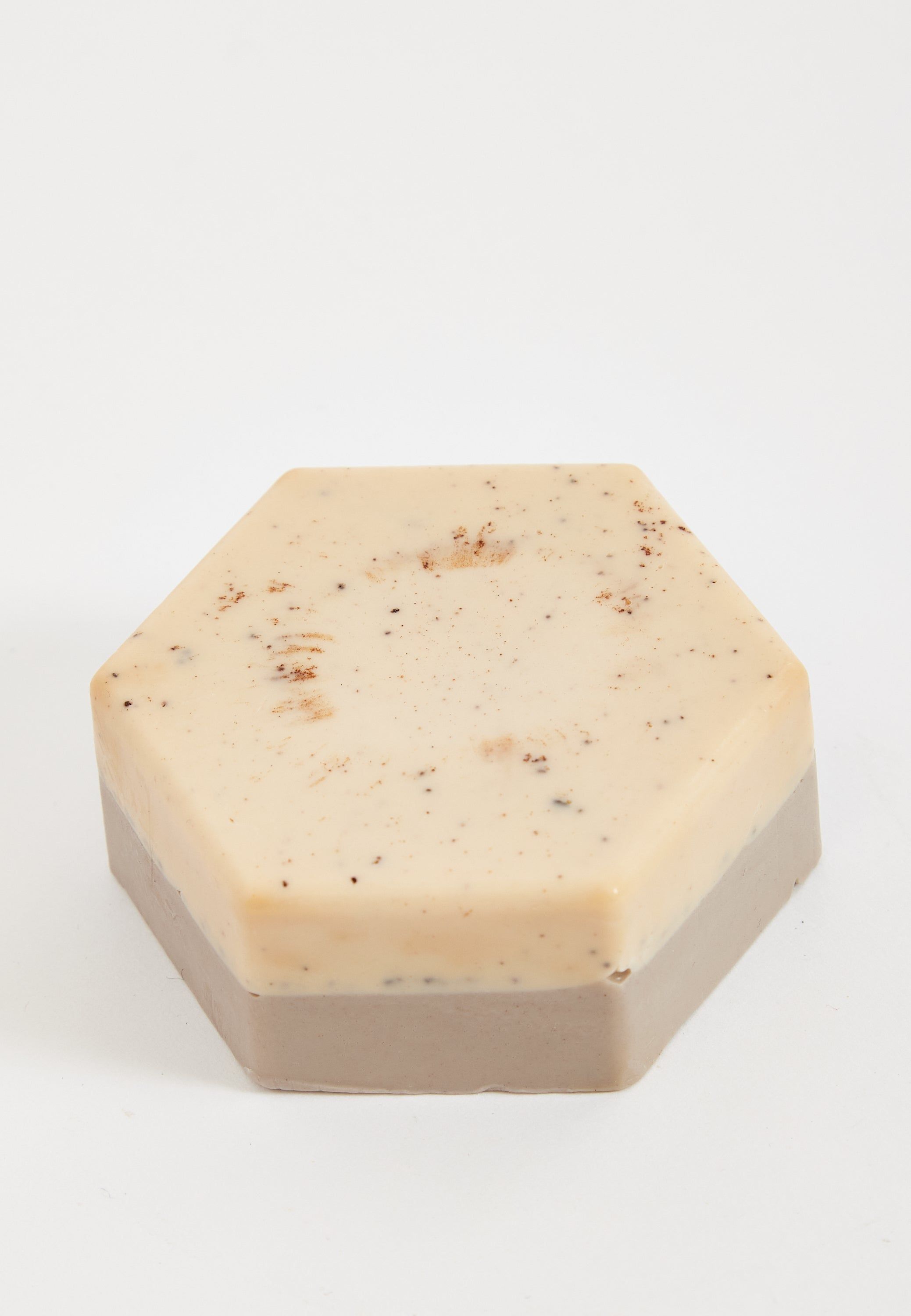 Liquorish Coffee Ground Hexagonal Handmade Soap