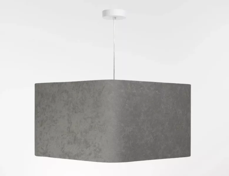 Lampa wisząca KWADRO SUE 40w20 szara/złota