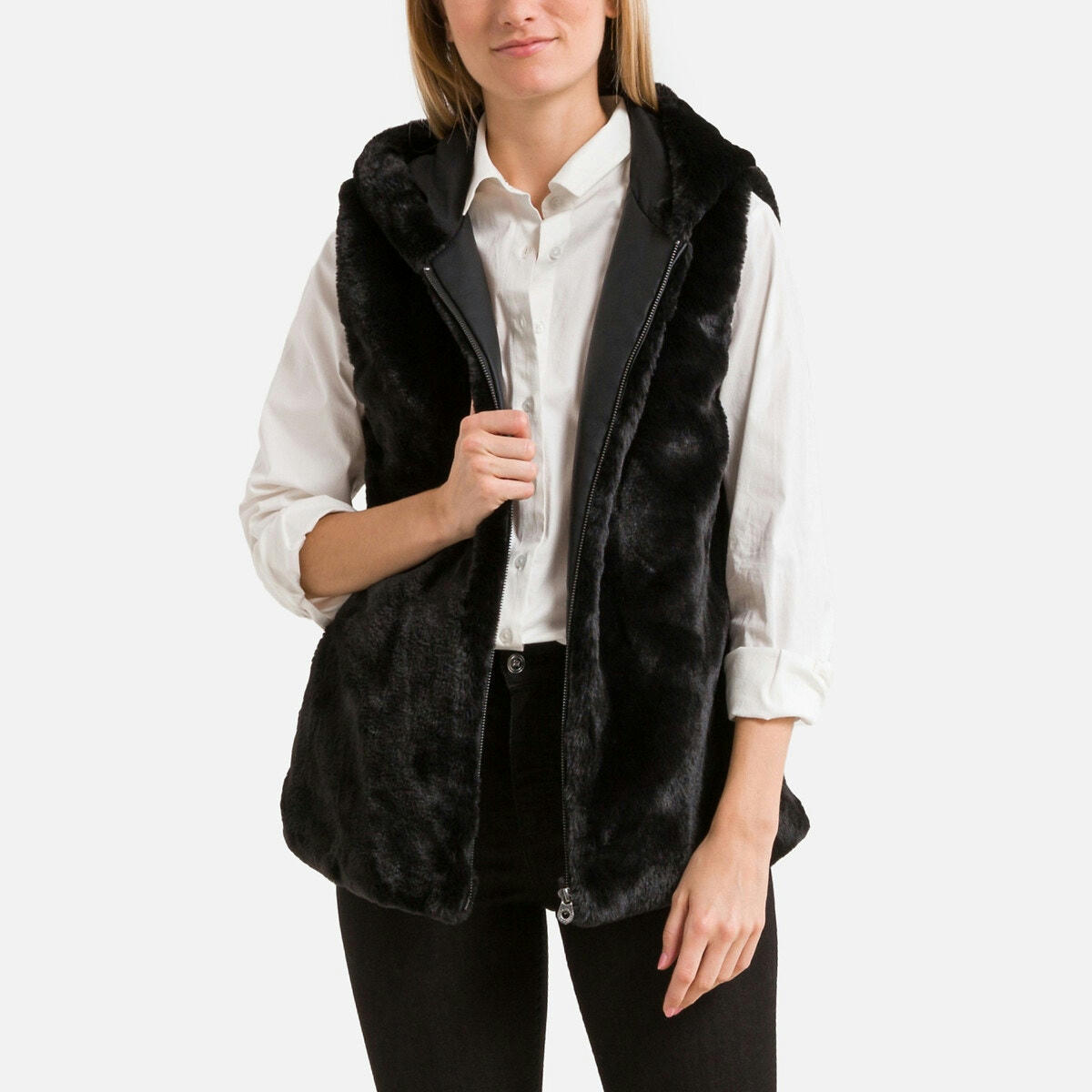 Veste  teddy sans manches
