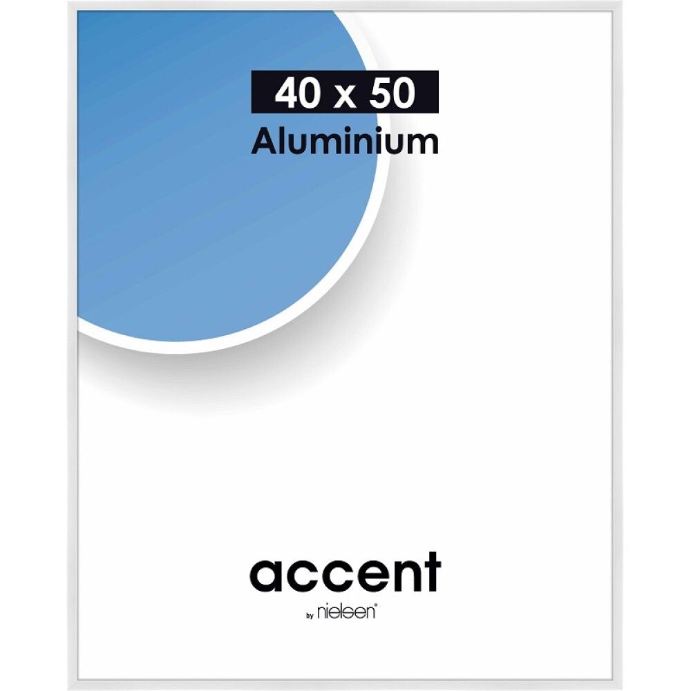 RAMME ACCENT 40X50CM BLANK HVIT