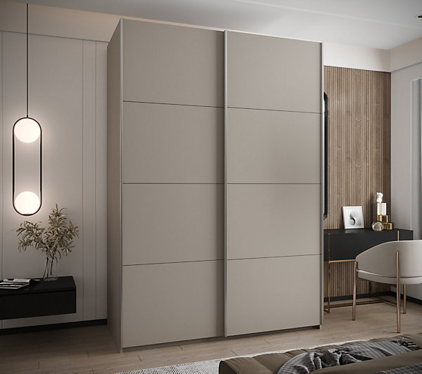 Armoire Lux 1 à portes battantes H. 245,5 x L. 170 x P. 64, 2 portes