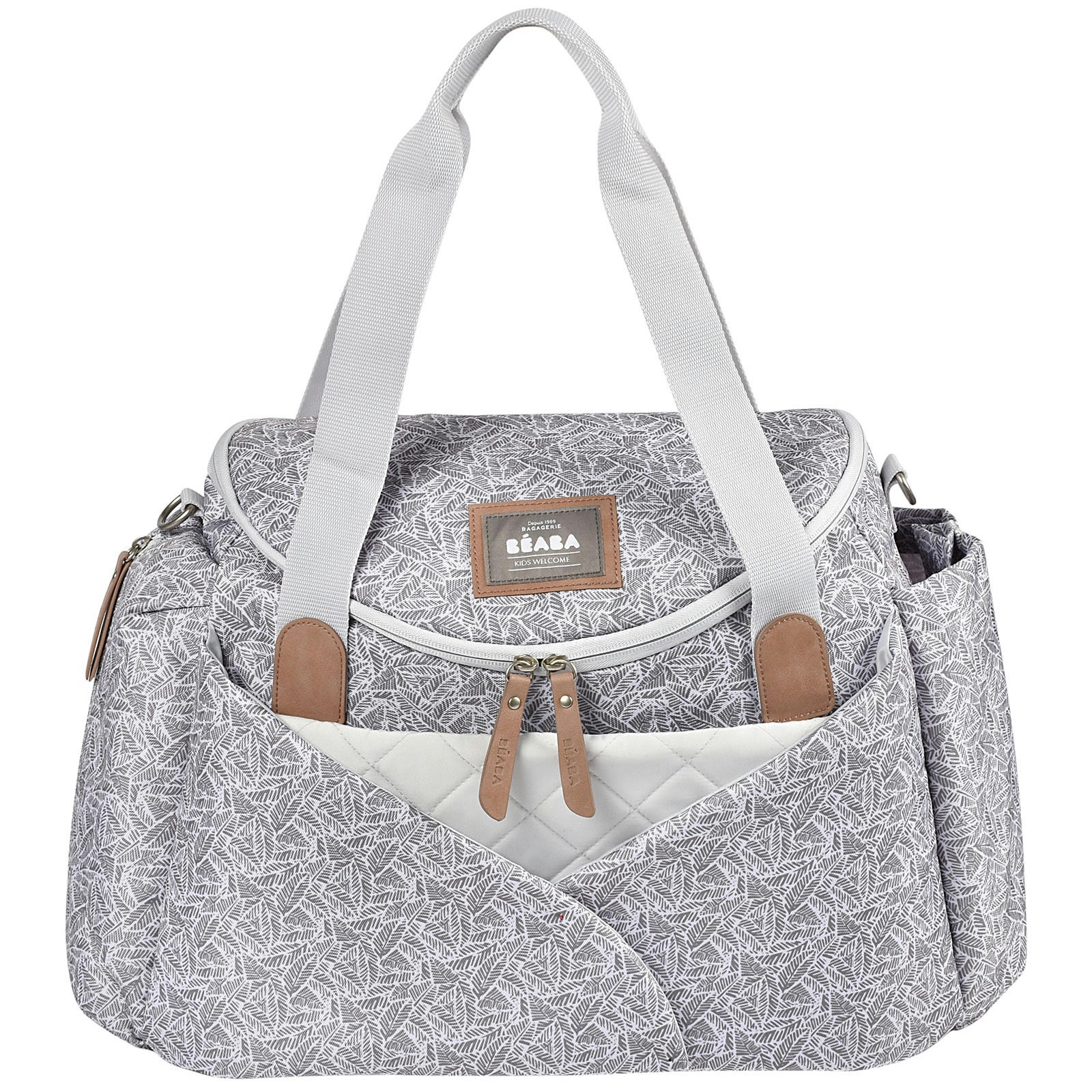 SYDNEY - Sac à langer pratique grand volume 21 L imprimé gris