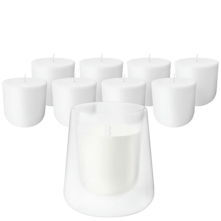 CLEANLIGHT - Kit De Démarrage, Support Et 9 Recharges, Blanc