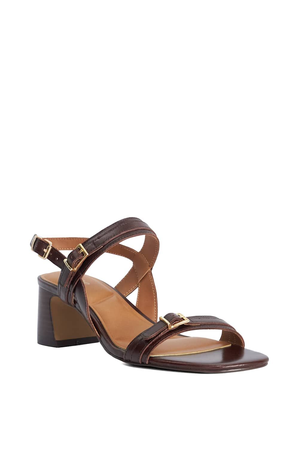 Dune London Jiving' Leather Sandals