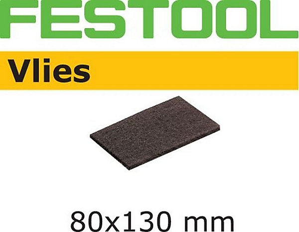 Festool Lot de 5 Abrasifs Vlies STF 80 x 130 mm S800 StickFix