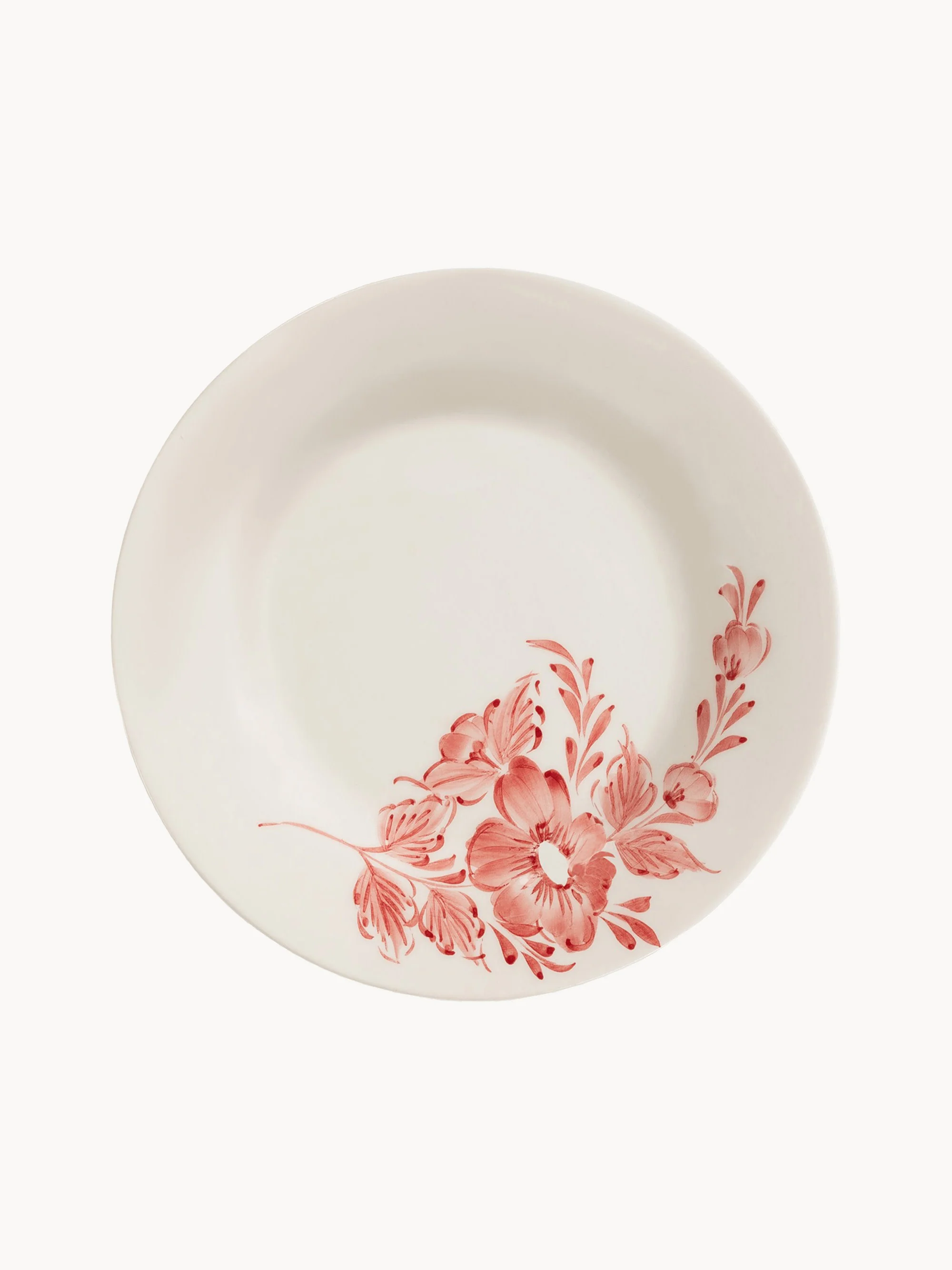 Handbemalter Frühstücksteller Whimsical Rose