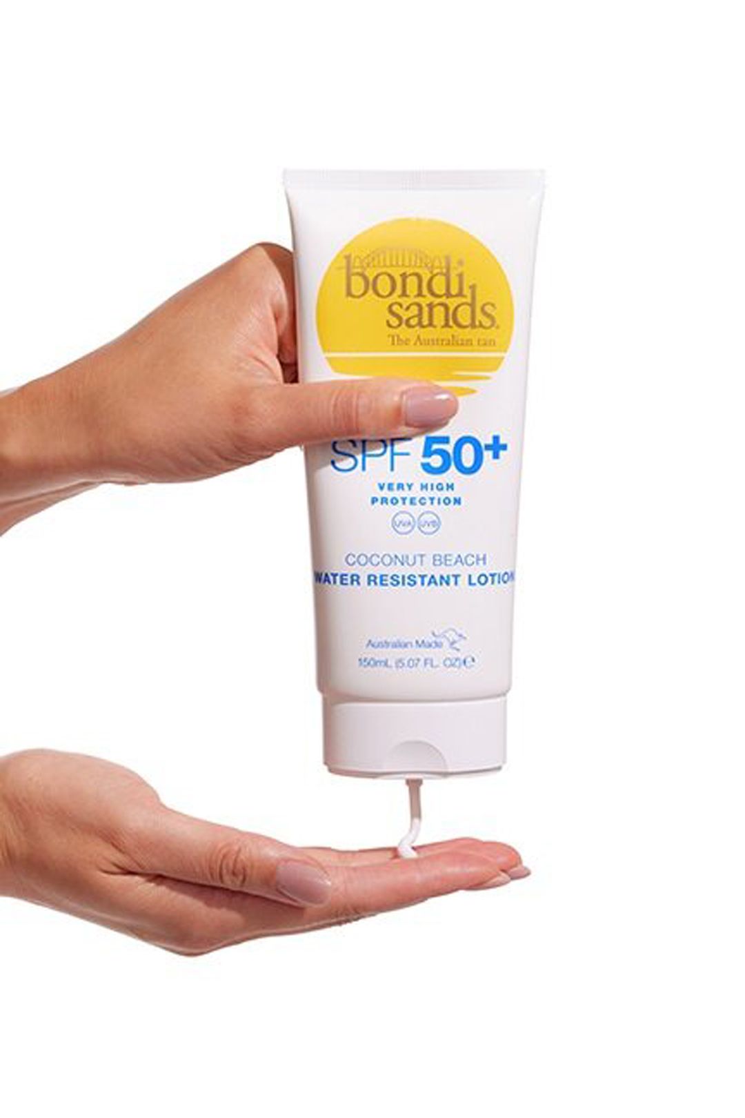 Bondi Sands Spf 50  Body Suncreen Tube Coconut Scent 150ml