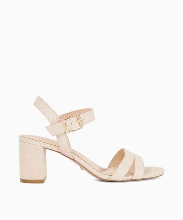 Merisa Blush - Block-Heeled Sandals