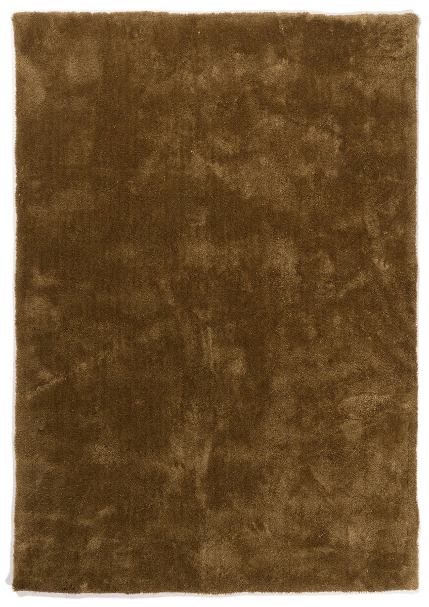 DÉJA Living Vloerkleed Civar - Mosgroen Stof - 80x150cm