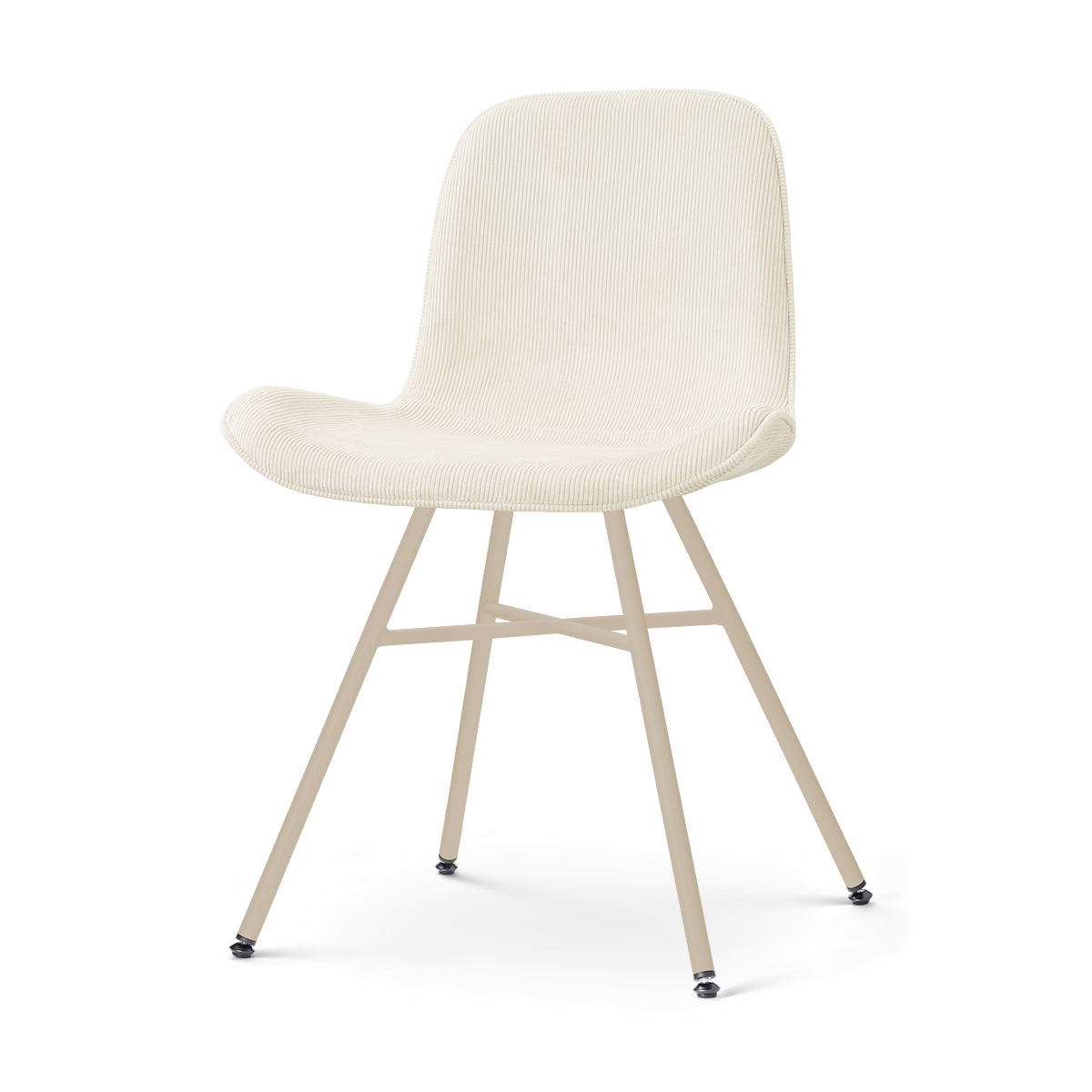 Nolon Noa-Fé eetkamerstoel rib beige - beige onderstel