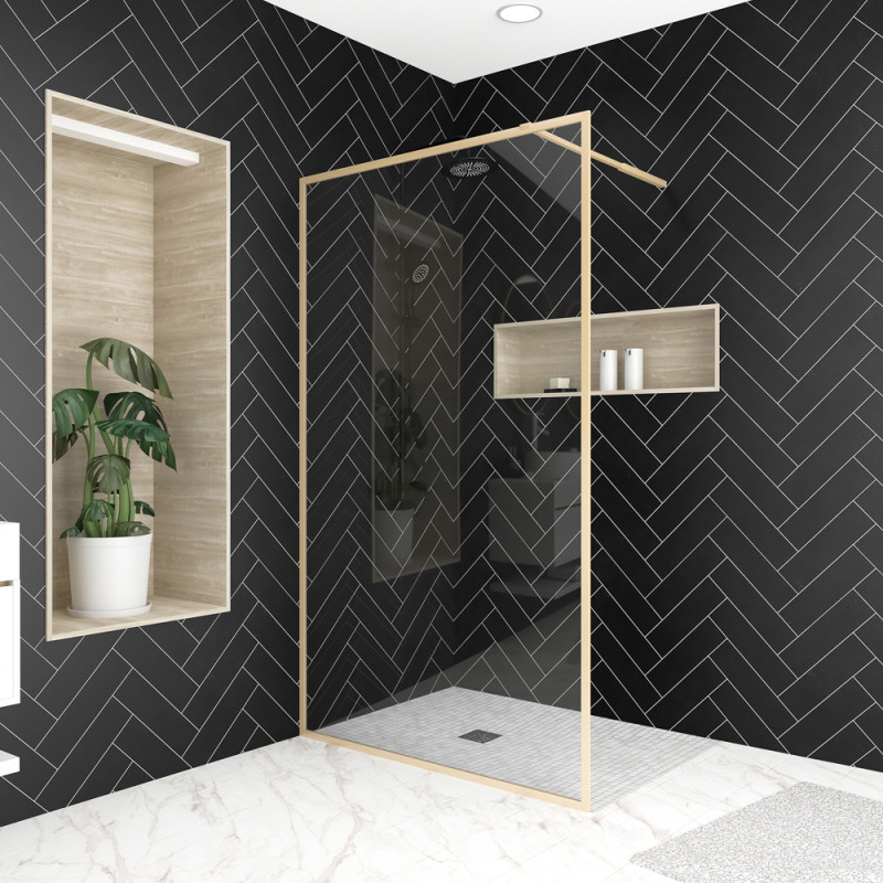 Paroi de douche Golden Edge 120 x 200 cm AURLANE