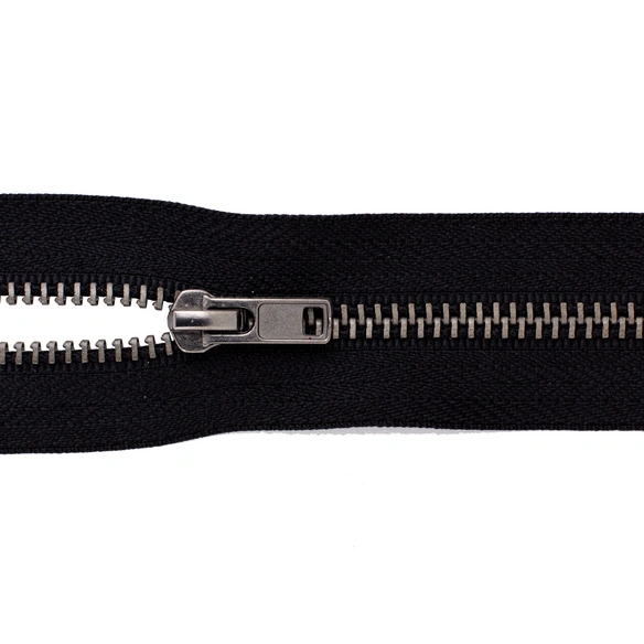 Reißverschluß, schwarz, Polyester/Messing