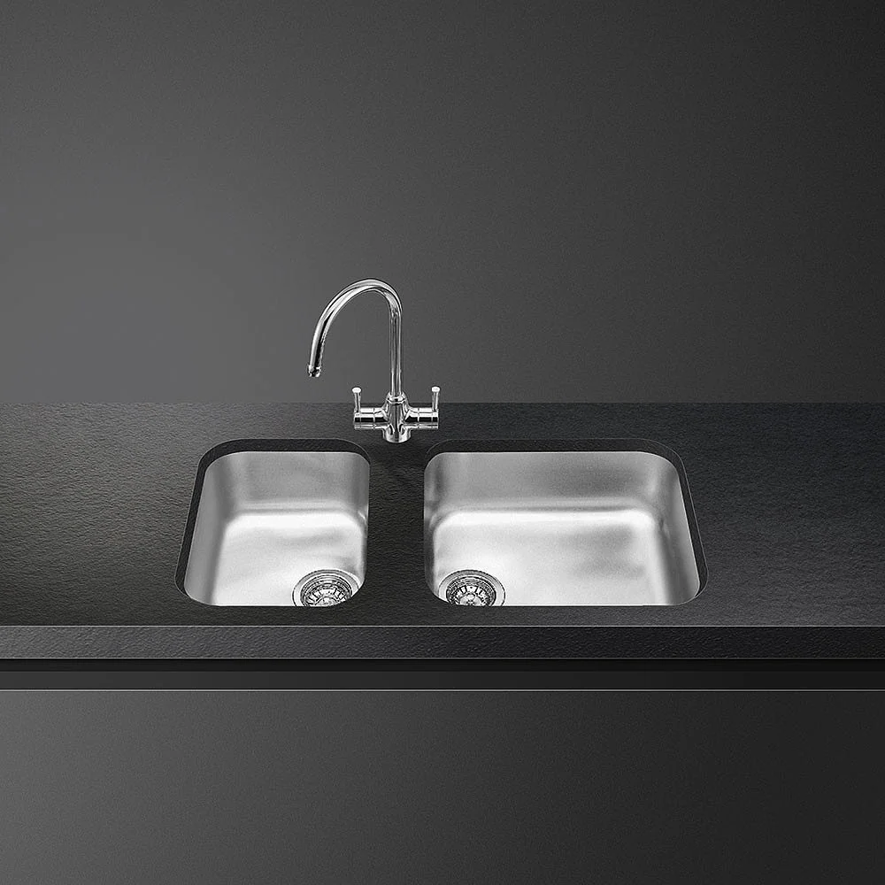 30cm Alba Undermounted Single Bowl Sink Stainless Steel