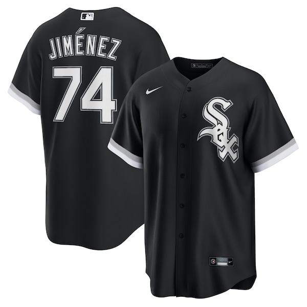 Eloy Jimenez Chicago White Sox Nike Alternate Replica Player Name Jersey - Black/White