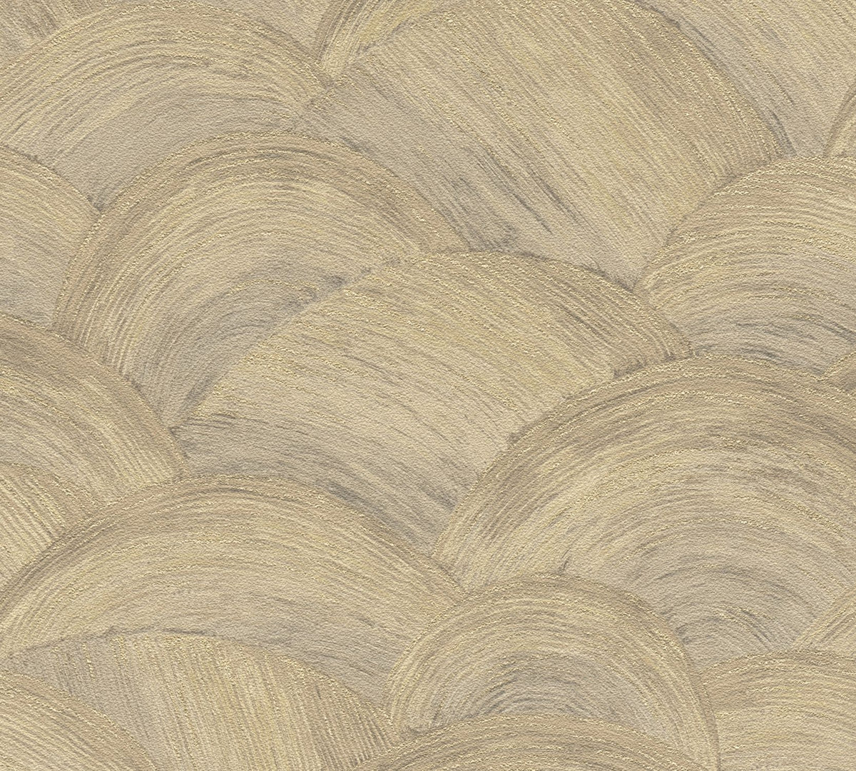 Livingwalls behang art deco bogen beige, bruin en goud - 53 cm x 10.05 m - AS-391054