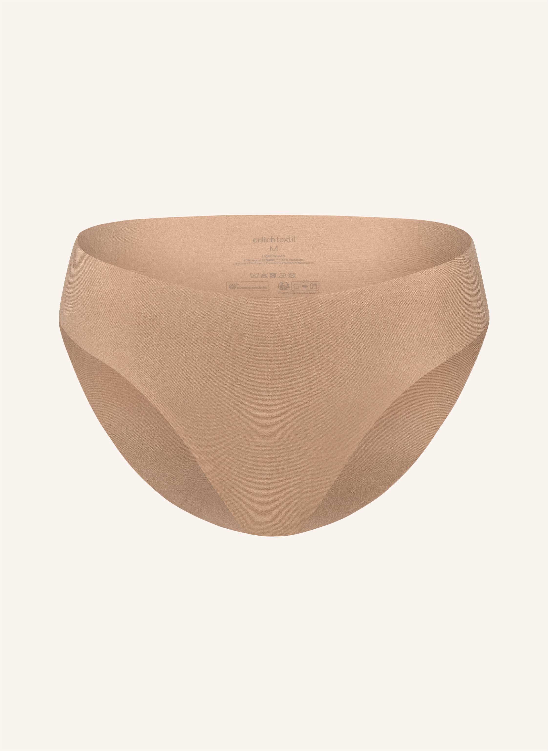 erlich textil Casual Cotton Slip mit Baumwolle (aus kontrolliert biologischem Anbau) - nahtlose Kanten
