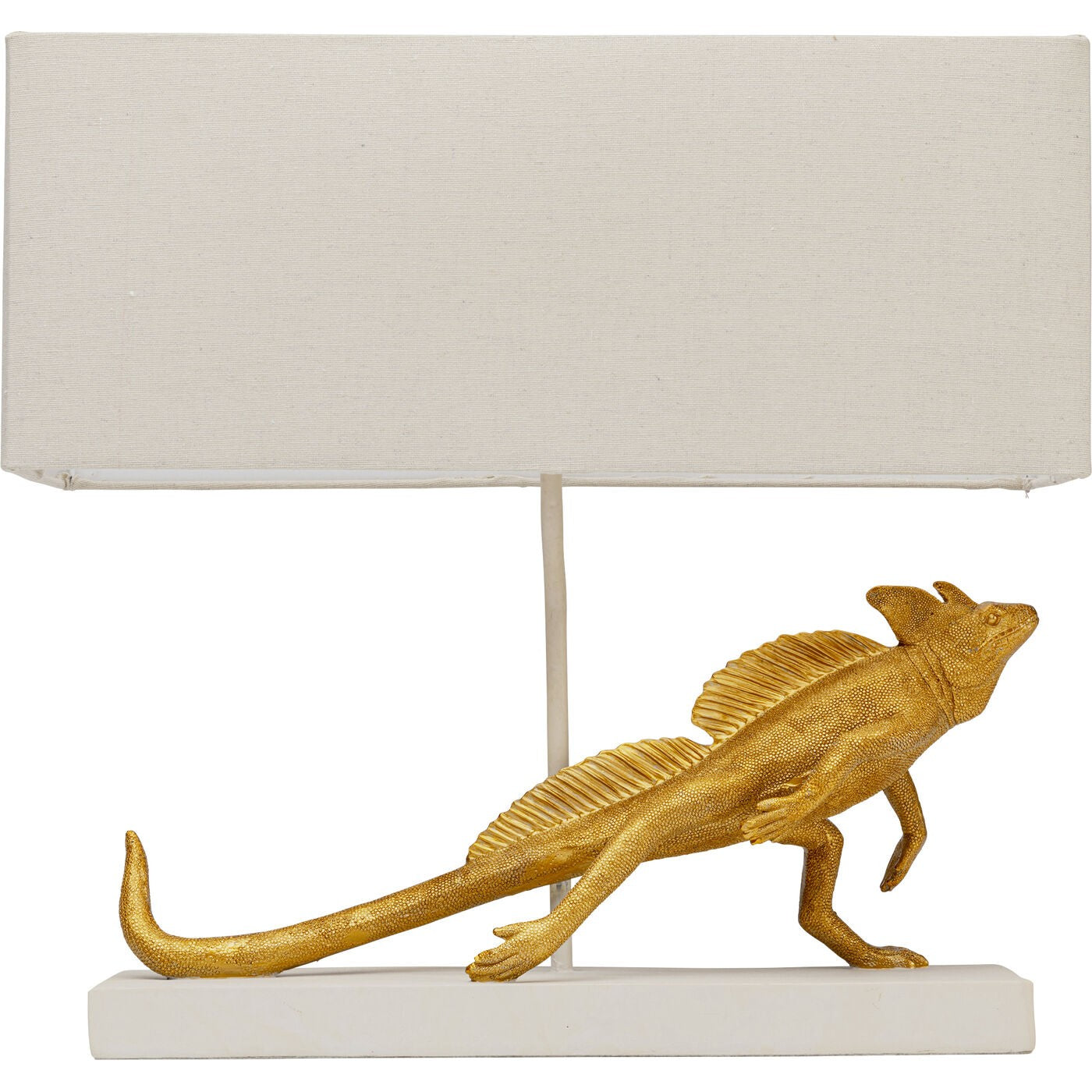Kare Design Tafellamp goud iguana