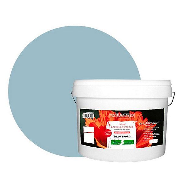Bleu Fjord Peinture interieur exterieur aspect satin Natura Bleu Fjord - 10L