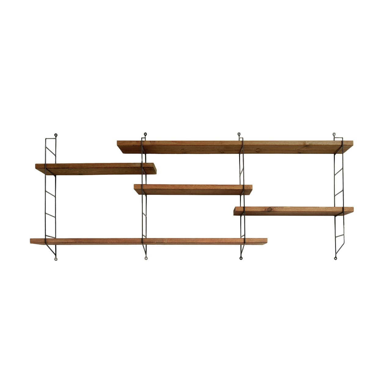 DEMIAN - Etagère en bois de couleur marron