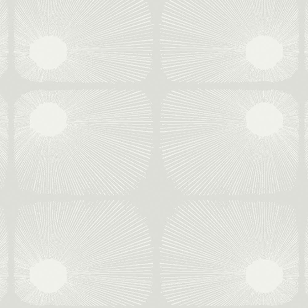 MILLE SOLEILS NUAGE - Serviette antitache déperlant métis lin & coton gris 48X48