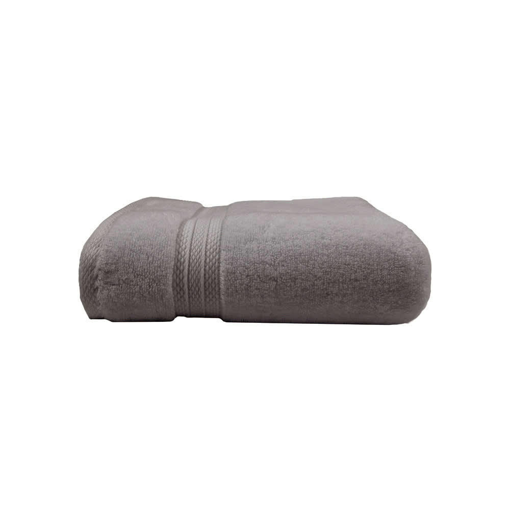 - Serviette eponge  pur coton gris 50x100