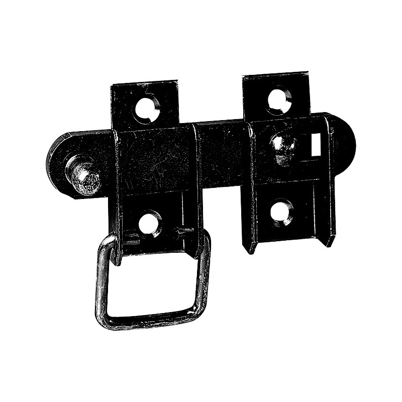 Fermeture à bascule pour volet en métal noir TEKNIBOX