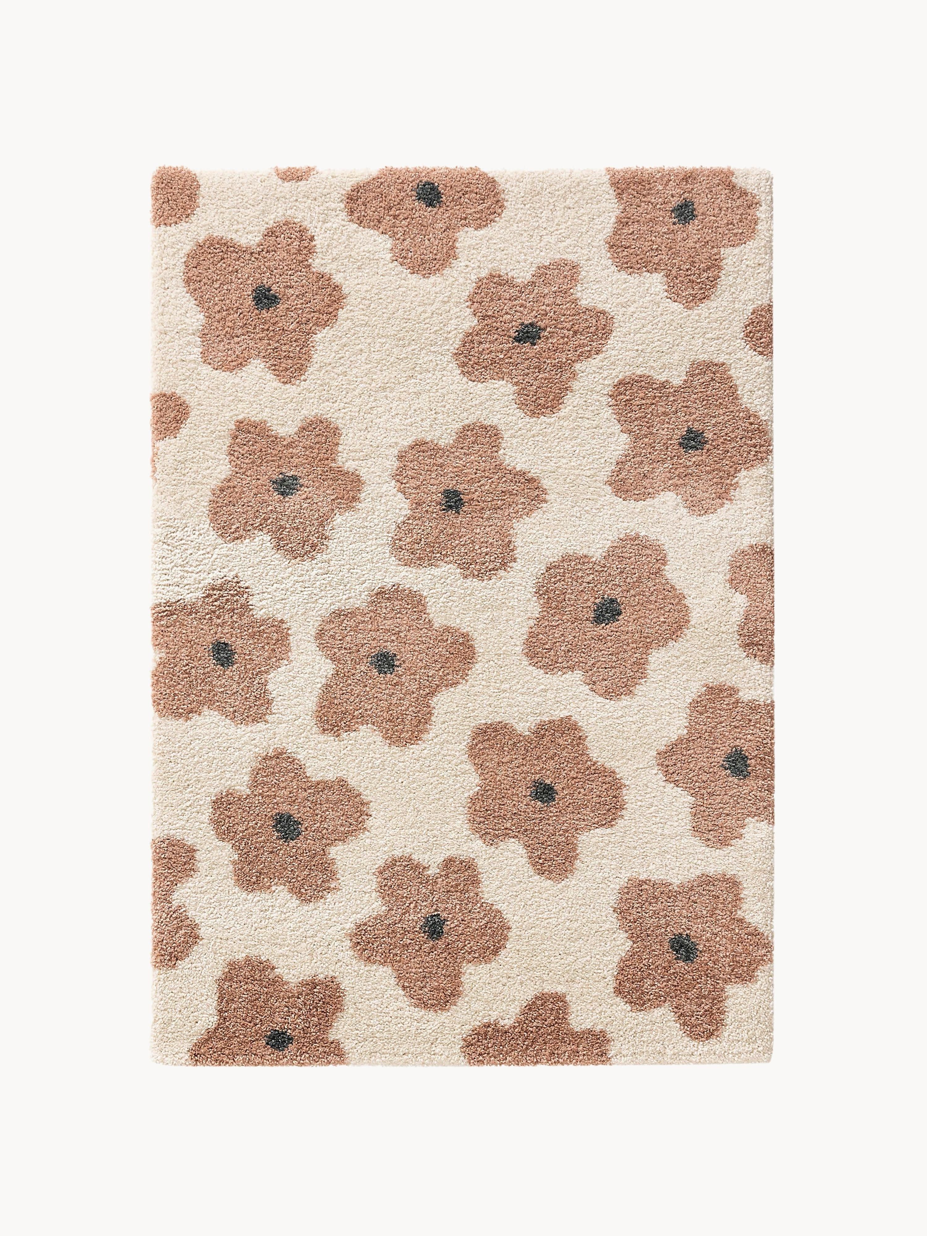 Kinderteppich Gobi mit Blumenmuster