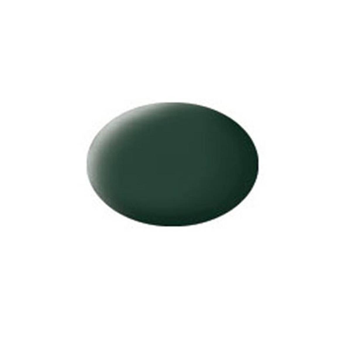Revell Dark Green Matt RAF Aqua Colour Acrylic Paint 18ml (168)