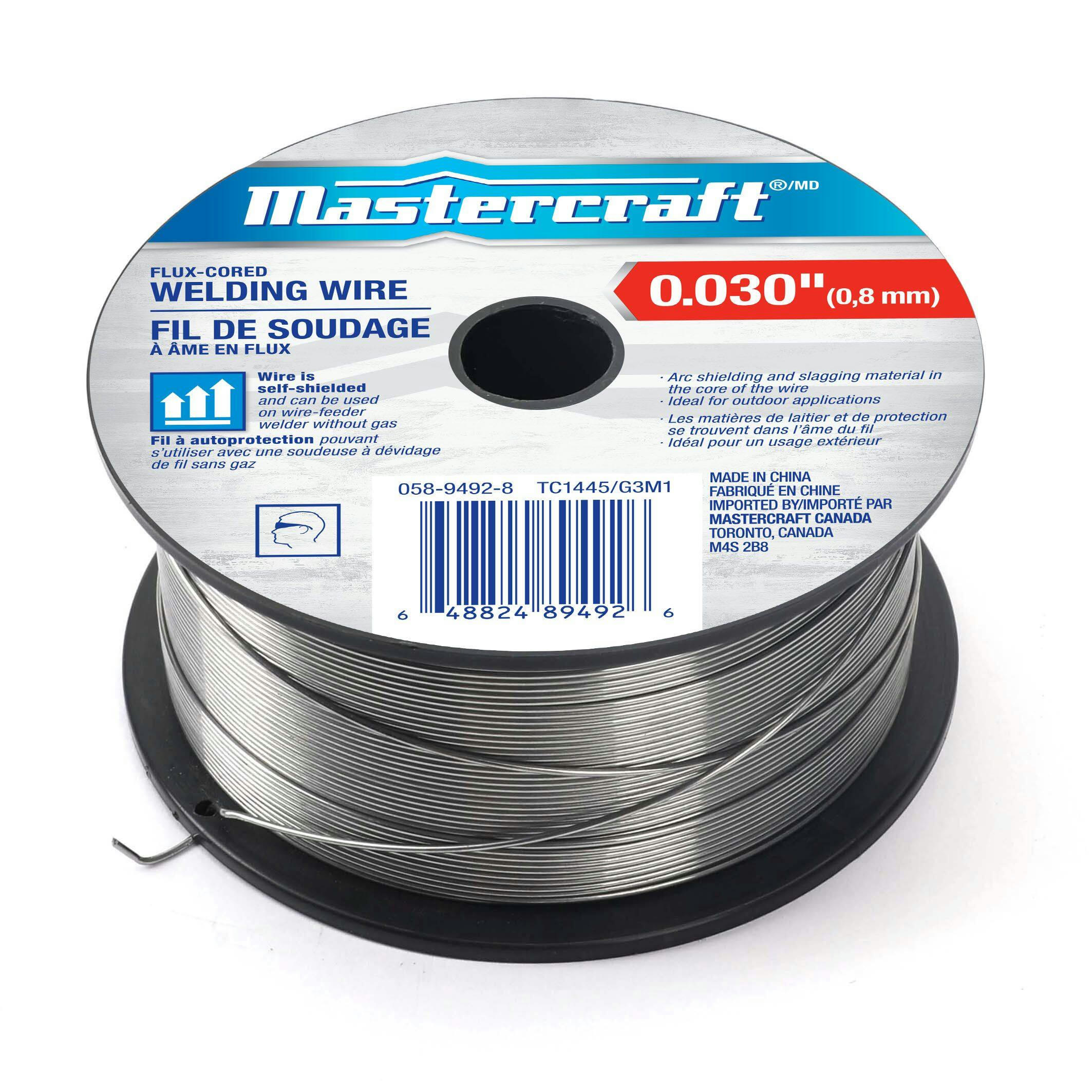 Mastercraft Flux-Cored Gasless Welding Wire, .30