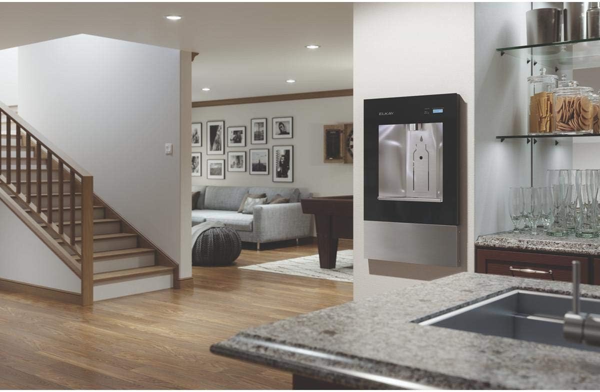 Elkay ezH2O Liv Built-in Filtered Water Dispenser, Non-refrigerated, Midnight