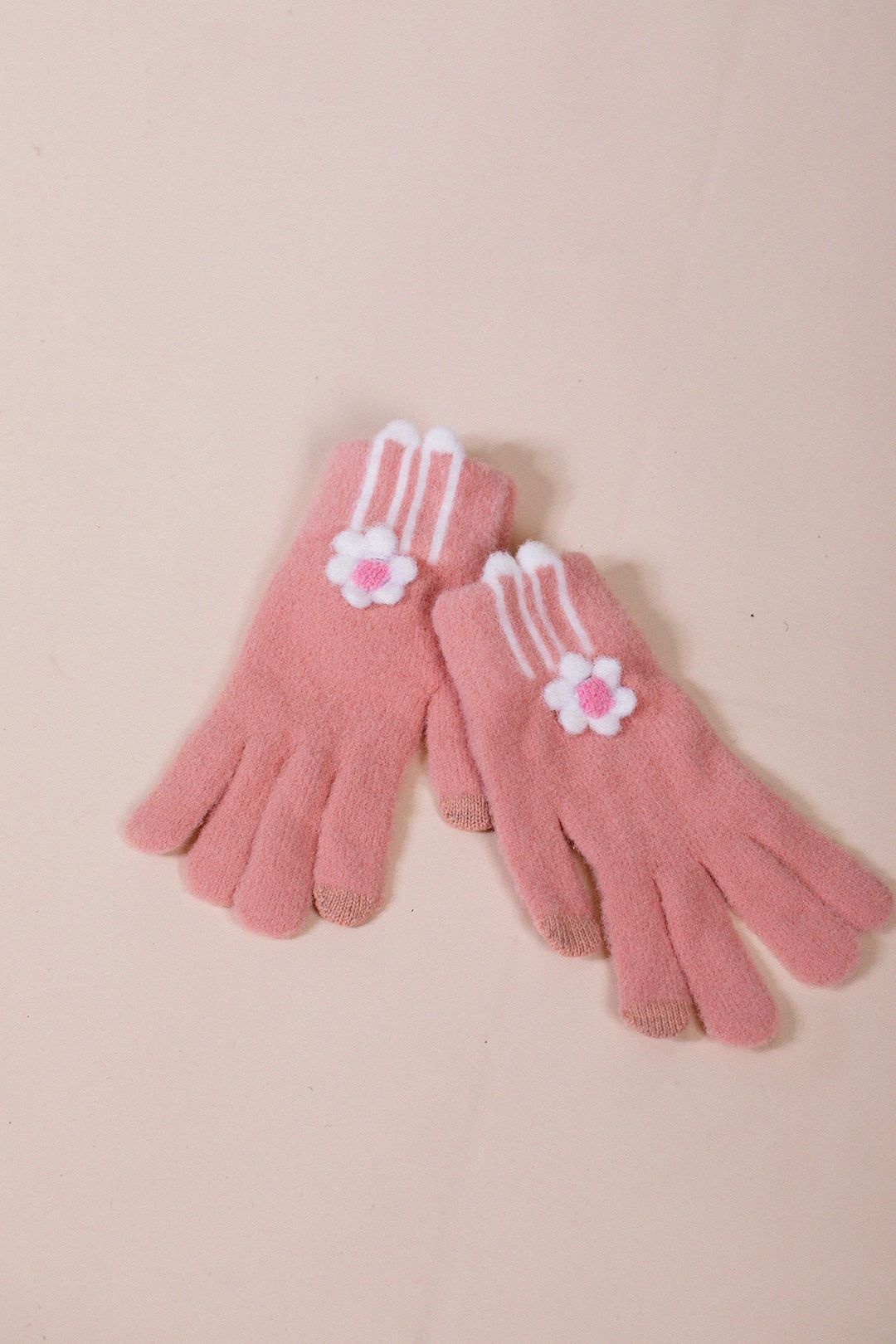SVNX Knit Floral Gloves