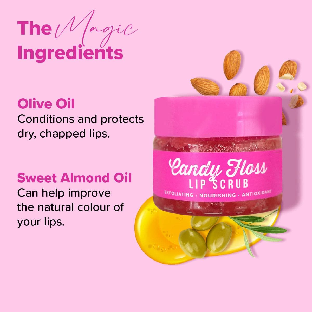 Give Me Exfoliating Sugar Lip Scrub - Candy Floss