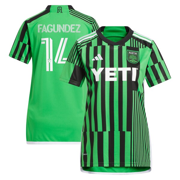 Diego Fagundez Austin FC adidas Women's 2024 Las Voces Kit Replica Jersey - Green