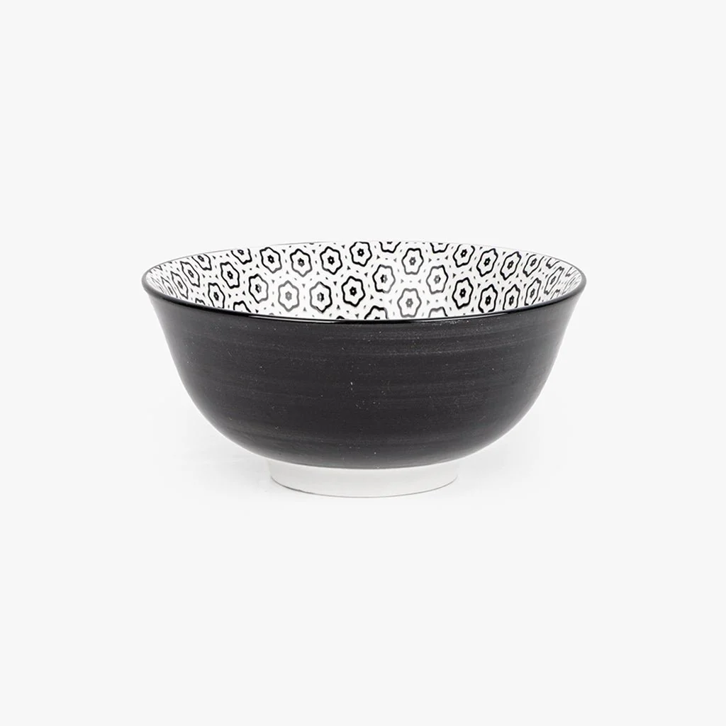 Taça Geo Preto 15,5cm ASIA