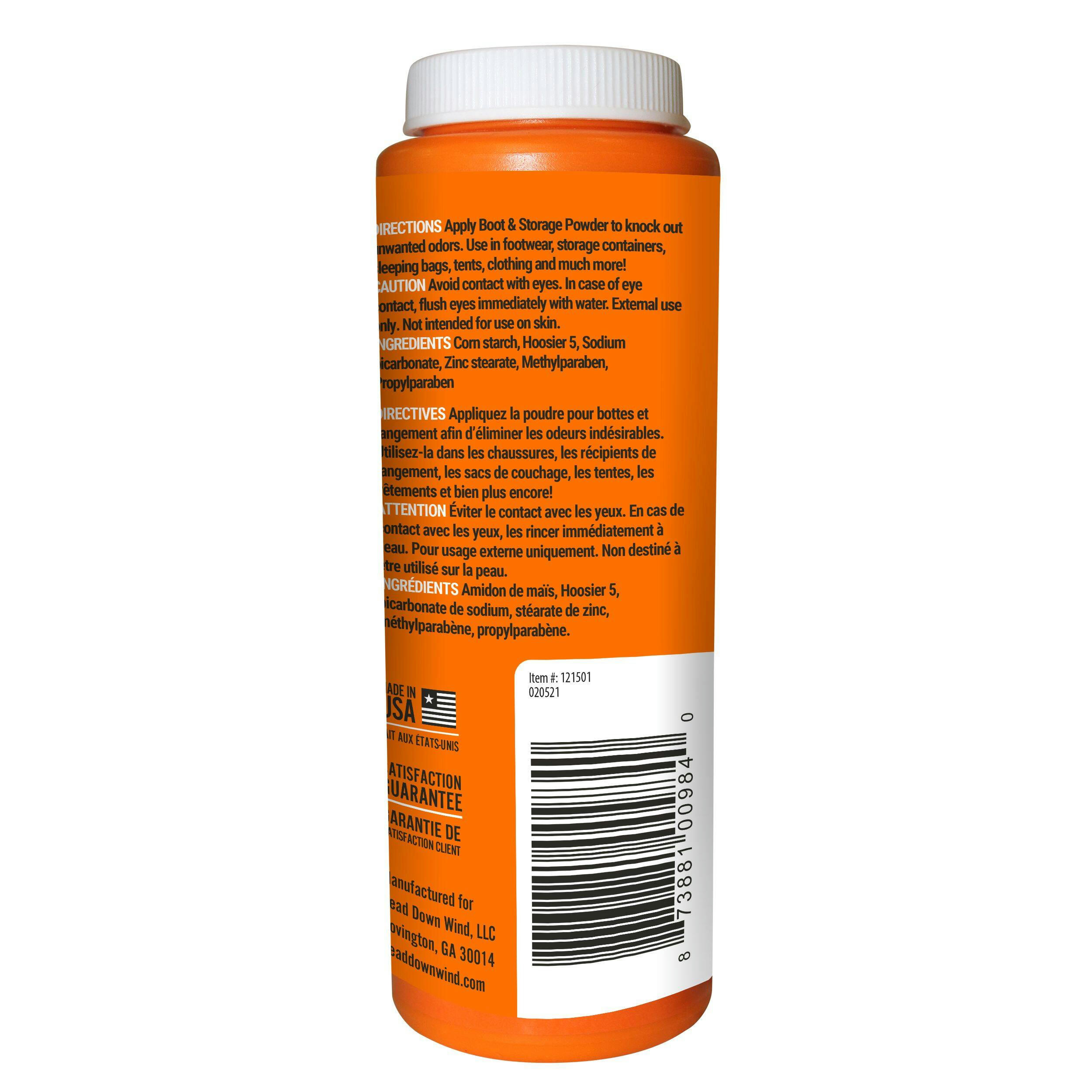 Dead Down Wind Boot, Clothing & Storage Odour/Scent Control Powder for Hunting